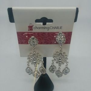 NWT "Charming Charlie" Chandelier Earrings